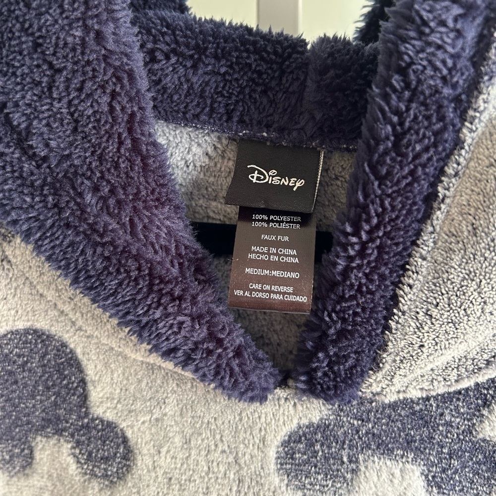 Disney Mickey Mouse Lounger with Sherpa Hood Pajama Robe - Picture 5 of 7